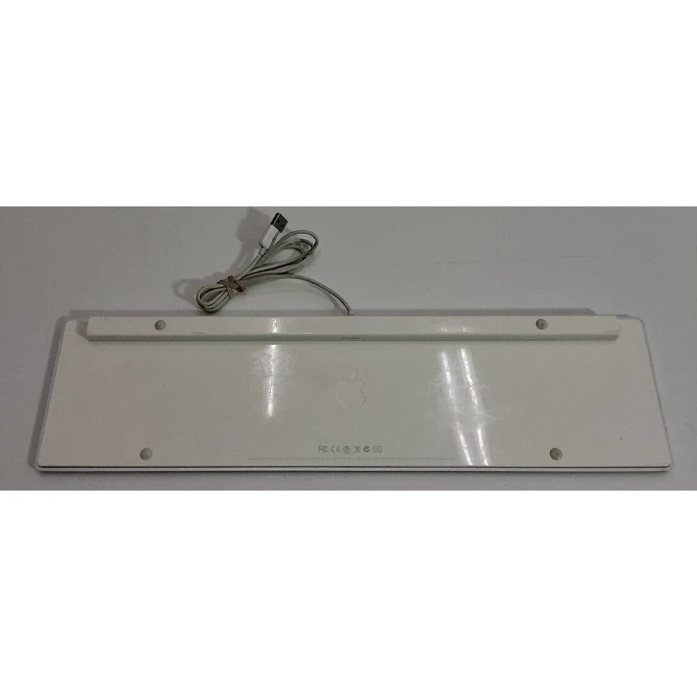 Apple A1243 Wired USB Aluminum Keyboard w/ Numeric Keypad, Enhanced Keys Tested